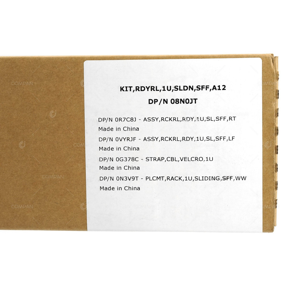 8N0JT DELL 1U SLIDING RAIL KIT FOR POWEREDGE R340 R440 R640 08N0JT, R7C8J, VYRJF